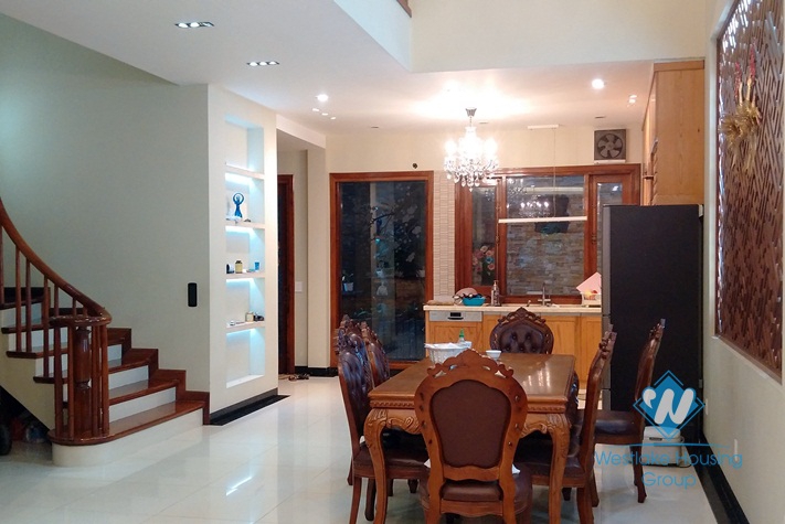 Noble-designed house for rent in Ba Dinh district